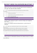 ANCIENT GREEK PHILOSOPHERS MILESTONE 1&lpar;solution&rpar; 100&percnt; correct&period;
