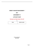 MNM3710 - Assignment 1 2021 - LIFEBUOY - 96%