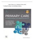 Test Bank For Primary Care A Collaborative practice 6th Edition by Buttaro|All Chapters|Complete|Graded A+|
