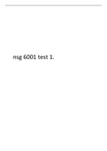 nsg 6001 test 1..pdf