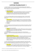 CAPSTONE PHARMACOLOGY 2&period;