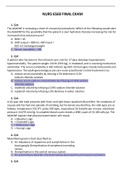Exam &lpar;elaborations&rpar; NURS 6560FINALEXAM 