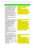 HESI Comprehensive Exam A Practice Questions & Answers