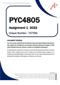 PYC4805 Assignment 1 2022
