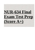 GCU NUR-634 Final Exam Test Prep (Score A+)