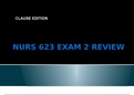 NURS 623 Exam 2 review Fall 2020