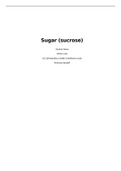 SCI228 Week 2 Lab Assignment; Sugar (sucrose)