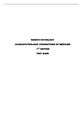 Rubins' Pathology Clinicopathologic Foundations of Medicine 7th Edition Test Bank