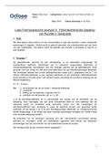 Labo verslag Farmaceutische analyse II : Potentiometrische bepaling van fluoride in tandpasta