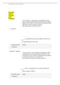 Gen 499 Critical Thinking Quiz Simplified GRADED A