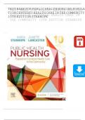 Test Bank For Public Health Nursing Population-Centered Health Care in the Community 10th Edition by Lancaster & Stanhope &vert;Full Chapter 1 46&vert; complete solution&vert; Grade A&plus;&period;