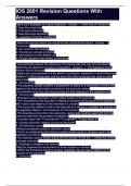 IOS 2601 Revision Questions With Answers 