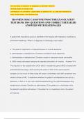 2024 MED SURG CAPSTONE PROCTOR EXAM LATEST TEST BANK 150&plus; QUESTIONS AND CORRECT DETAILED ANSWERS WITH RATIONALES