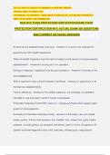 2024 NYC FOOD PROTECTION CERTICATION EXAM &sol;FOOD PROTECTION CERTIFICATION NYC ACTUAL EXAM 200 QUESTIONS AND CORRECT DETAILED ANSWERS