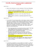 CLG 001&lowbar; Fiscal Law Exam version 2&lowbar; updated and answered