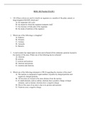 BIOL 102 PRACTICE EXAM 1 QUESTIONS & ANSWERS / BIOL102 PRACTICE EXAM 1 QUESTIONS & ANSWERS:LATEST-LIBERTY UNIVERSITY