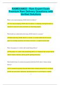 RAMEXAM22 Bundled Exams Questions and Answers Latest Versions &lpar;2024&sol;2025&rpar; &lpar;Complete and Accurate&rpar;