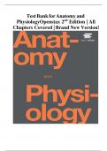 Test Bank For Anatomy and Physiology 2nd Edition by OpenStax Verified Chapters 1 - 28&comma; Complete