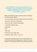 IT FUNDAMENTALS EXAM LATEST 2024-2025 ACTUAL EXAM QUESTIONS AND CORRECT DETAILED ANSWERS &lpar;CORRECT VERIFIED ANSWERS&rpar; A NEW UPDATED VERSION &vert;GUARANTEED A&plus; &lpar;ACTUAL EXAM&rpar; IT FUNDAMENTALS EXAM