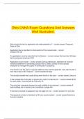 Ohio LNHA Exam Questions And Answers Well Illustrated&period;
