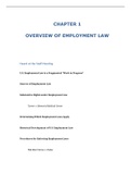 Employment Law for Human Resource Practice, Walsh - Solutions, summaries, and outlines.  2022 updated