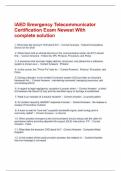 IAED Emergency Telecommunicator Certification Exam Package Deal