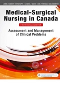 Medical-Surgical Nursing in Canada: Assessment and Management of Clinical Problems  	Lewis, Bucher, Heitkemper, Harding, Barry, Lok, Tyerman, Goldsworthy