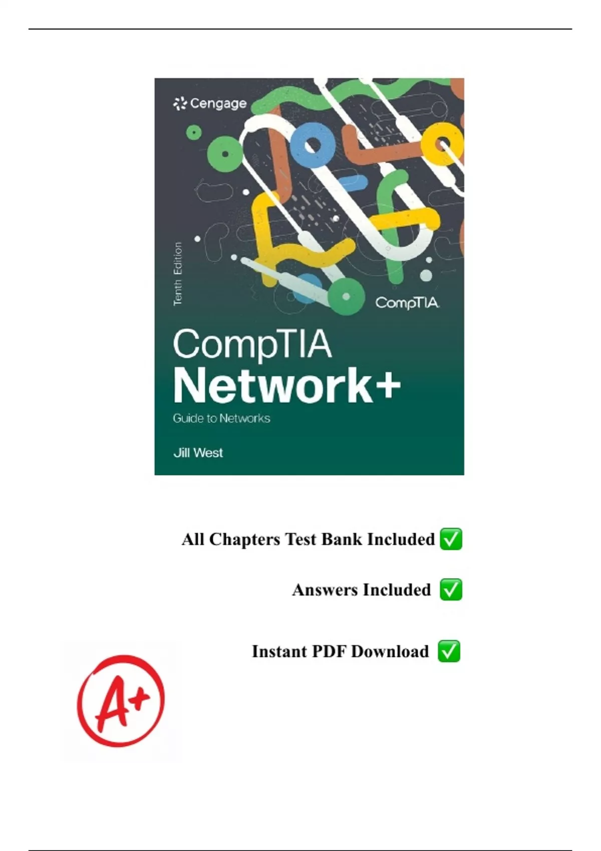 Test Bank for CompTIA Network+ Guide to Networks, 10th Edition by Jill ...