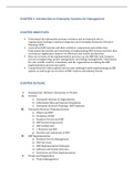 Enterprise Systems for Management, Motiwalla - Solutions, summaries, and outlines.  2022 updated