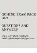 GGH1501 Exam pack 2024&lpar;Questions and answers&rpar;