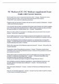 fits for a shorter period&comma; etc&period;&rpar; - Answer - Nonforfeiture WhNC Medicare&sol;LTC &lpar;NC Medicare supplement&rpar; Exam  Guide with Correct Answersen must the outline of coverage for a Medigap policy be provided to the insured&quest; - Answer - At the time of application&period; Ho