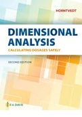 Dimensional Analysis&colon; Calculating Dosages Safely   Second Edition by  Tracy Horntvedt RN MSN BA 2024 Updated