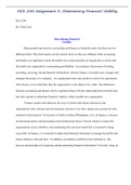 Essay HCA240 Assignment 3, Determining Financial Viability