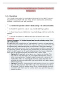 Fundamentals of Nursing NCLEX Practice Questions Quiz Set 3-UPDATED
