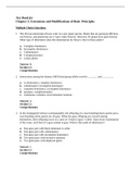 BIOL 2316 Test Bank for Chapter 5: Extensions and Modifications of Basic Principles