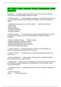 PN 2002 final review Exam Questions with answers