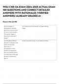 WGU C105 OA EXAM 2024-2025 ACTUAL EXAM 100 QUESTIONS AND CORRECT DETAILED ANSWERS WITH RATIONALES &lpar;VERIFIED ANSWERS&rpar; &vert;ALREADY GRADED A&plus;