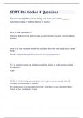 SPMT 304 Module 3 Questions and answers verified 2024