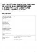 WGU C105 OA EXAM 2024-2025 ACTUAL EXAM 100 QUESTIONS AND CORRECT DETAILED ANSWERS WITH RATIONALES &lpar;VERIFIED ANSWERS&rpar; &vert;ALREADY GRADED A&plus;