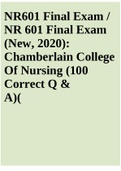 NR601 Final Exam / NR 601 Final Exam (New, 2020/2021)
