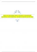 Bundle&colon; AQA AS SPANISH PAPER 1 LISTENING TEST TRANSCRIPT QP and MS MAY 2024