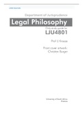 LJU4801 Study Guide LATEST complete solution