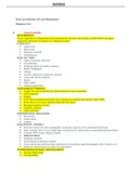 Know presentation&comma; DX and Management Diagnoses List