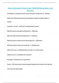 Music Content Knowledge&sol;Praxis Combiled Exams &lpar;Latest Update 100&percnt; Solved&rpar;