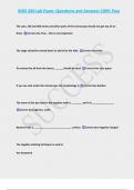 BIOS 260 Lab Exam&colon; Questions and Answers 100&percnt; Pass