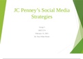 JC Penney’s Social Media Strategies Group 5MKT-574 February 15, 2021