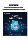 Billingsley&sol;Gitman&sol;Joehnk&comma; Personal Financial Planning&comma; 16th Edition SOLUTION MANUAL&comma; Verified Chapters 1 - 15&comma; Complete Newest Version