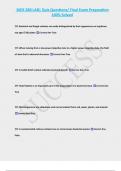 BIOS 280 LAB&vert; Quiz Questions&sol; Final Exam Preparation 100&percnt; Solved 