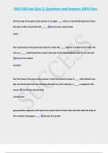 BIOS 280 Lab Quiz 2&semi; Questions and Answers 100&percnt; Pass