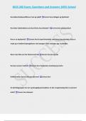 BIOS 280 Exam&semi; Questions and Answers 100&percnt; Solved